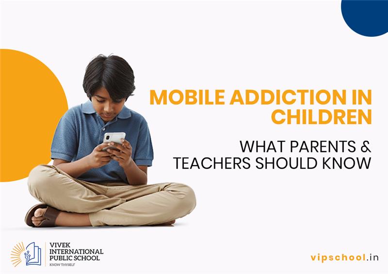 Mobile addiction in children affecting behaviour and learning
