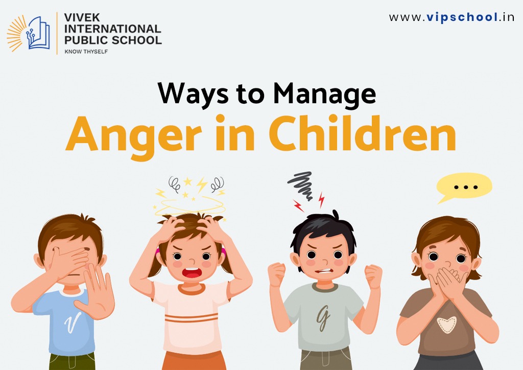 Child learning to manage anger calmly